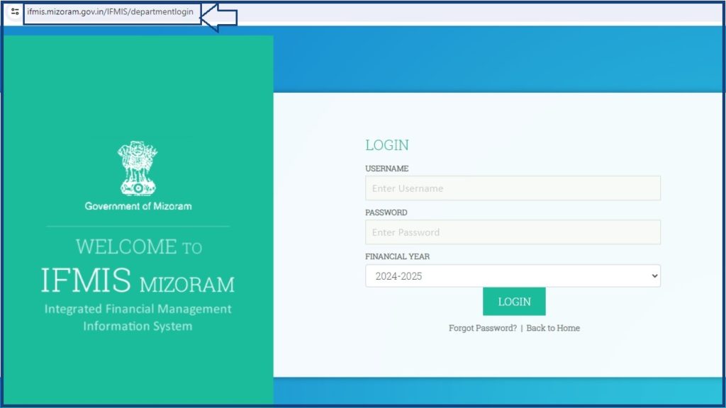 Ifmis.mizoram.gov.in Login